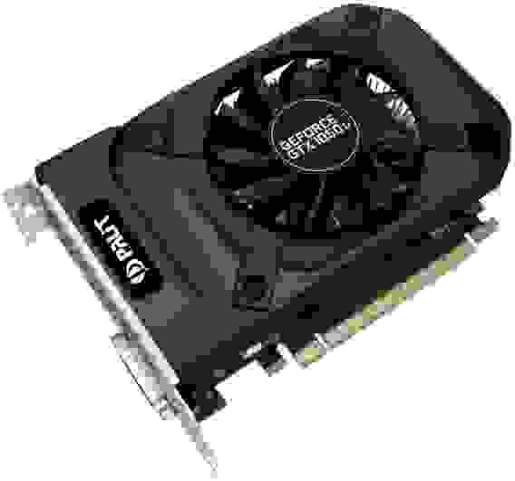 Palit GeForce GTX 1050 Ti 1290Mhz PCI-E 3.0 4096Mb 7000Mhz 128 bit DVI HDMI HDCP StormX