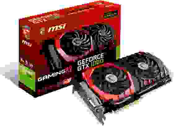 MSI GeForce GTX 1080 1708Mhz PCI-E 3.0 8192Mb 10108Mhz 256 bit DVI HDMI HDCP