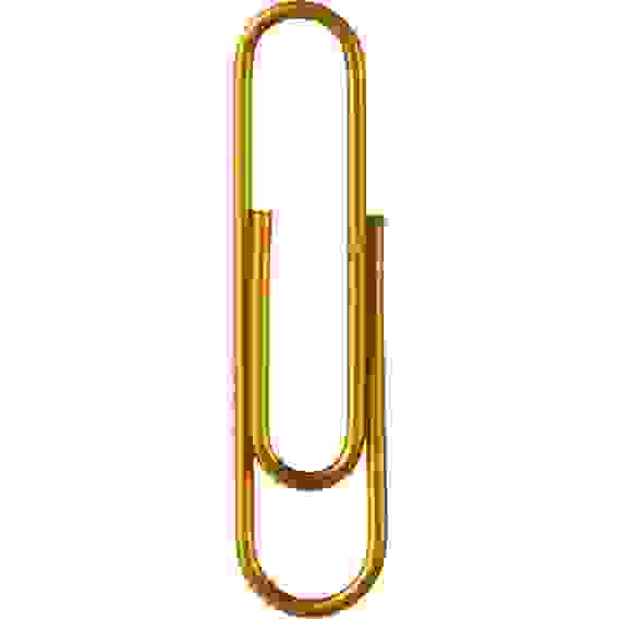 Скрепки Attache металлические золотистые 50 мм (50 штук в упаковке)