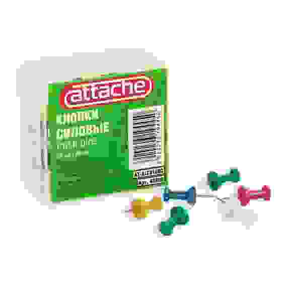 Кнопки силовые Attache ассорти (12 мм, 50 штук в упаковке)