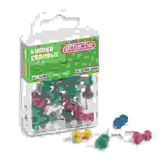 Кнопки силовые Attache ассорти (11 мм, 30 штук в упаковке)