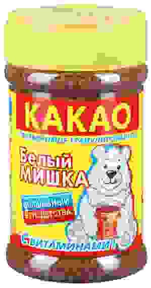 Какао Белый Мишка растворимое гранулированное с витаминами