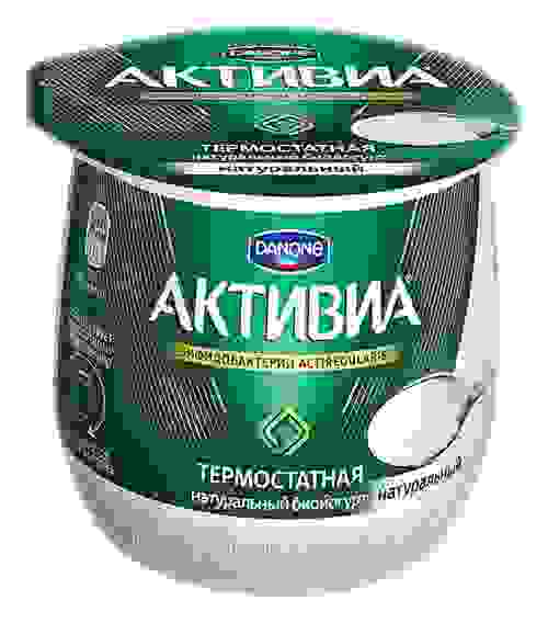 Биойогурт Активиа термостатный натуральный 3,5%, 170г