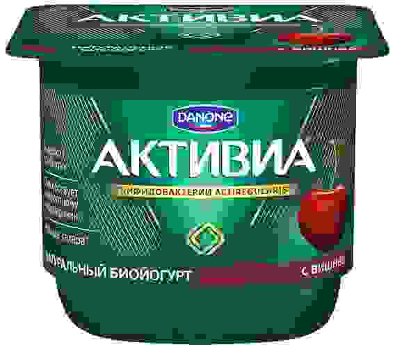 Биойогурт Danone Активиа Вишня 2,9%, 150г