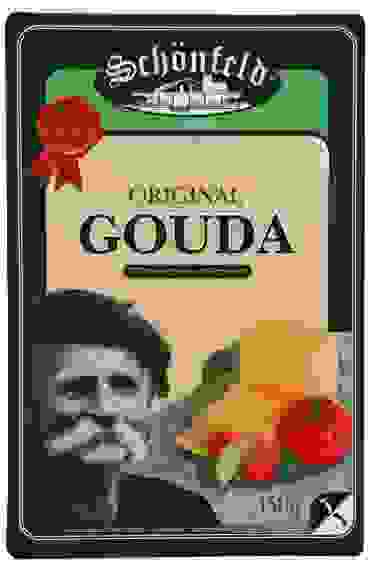 Сыр Schоnfeld Гауда 48%, 150г нарезка