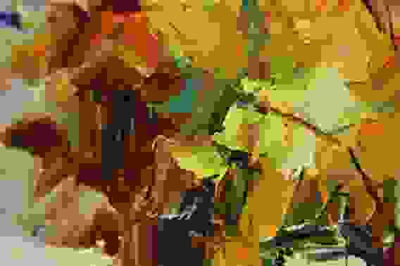 Картина маслом "Ночной город"