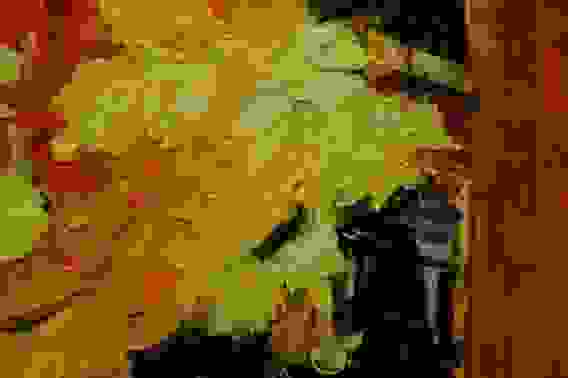 Картина маслом "Ночной город"