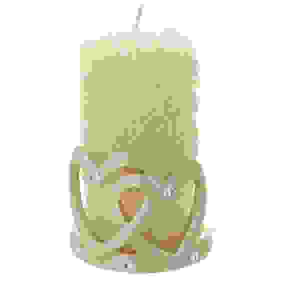 Свеча "Сердца" с подсвечником, 11,5 см