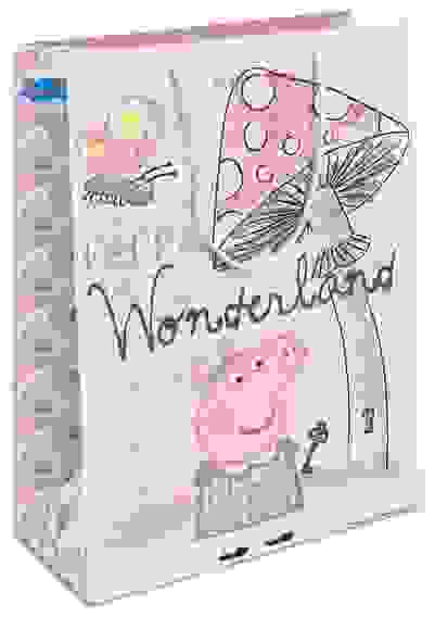 Peppa Pig Пакет подарочный Страна чудес Пеппы 35х25х9 см