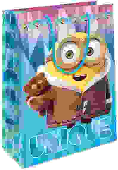 Universal Миньоны Пакет подарочный Зимний Миньон 35х25х9 см