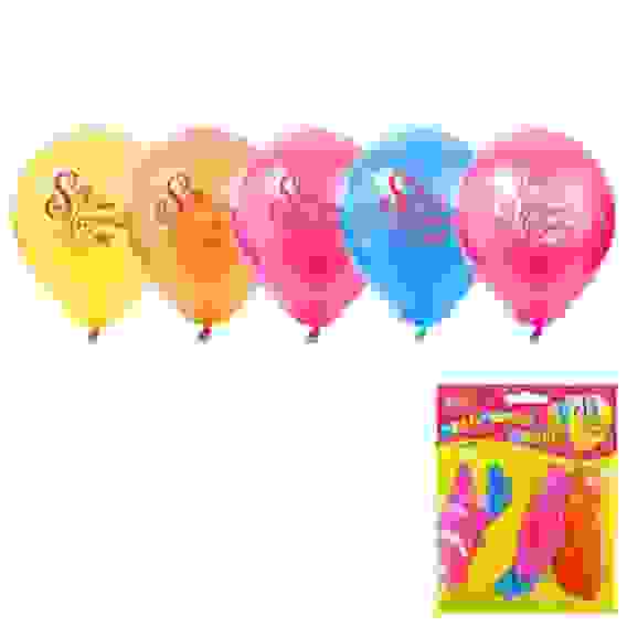 Воздушные шары "8 марта", 10", 5 шт