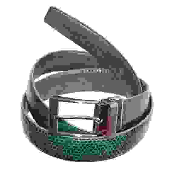 Ремень из кожи морской змеи "Икахека"